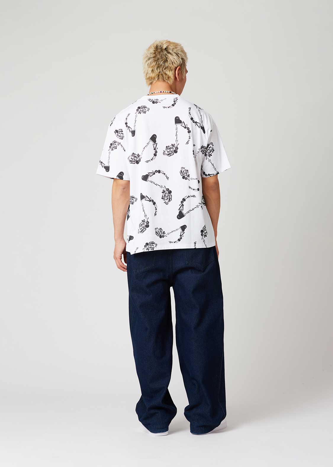 Multi Pattern Big Silhouette Short Sleeve Tshirt (Beautiful Shadow Orchestra)