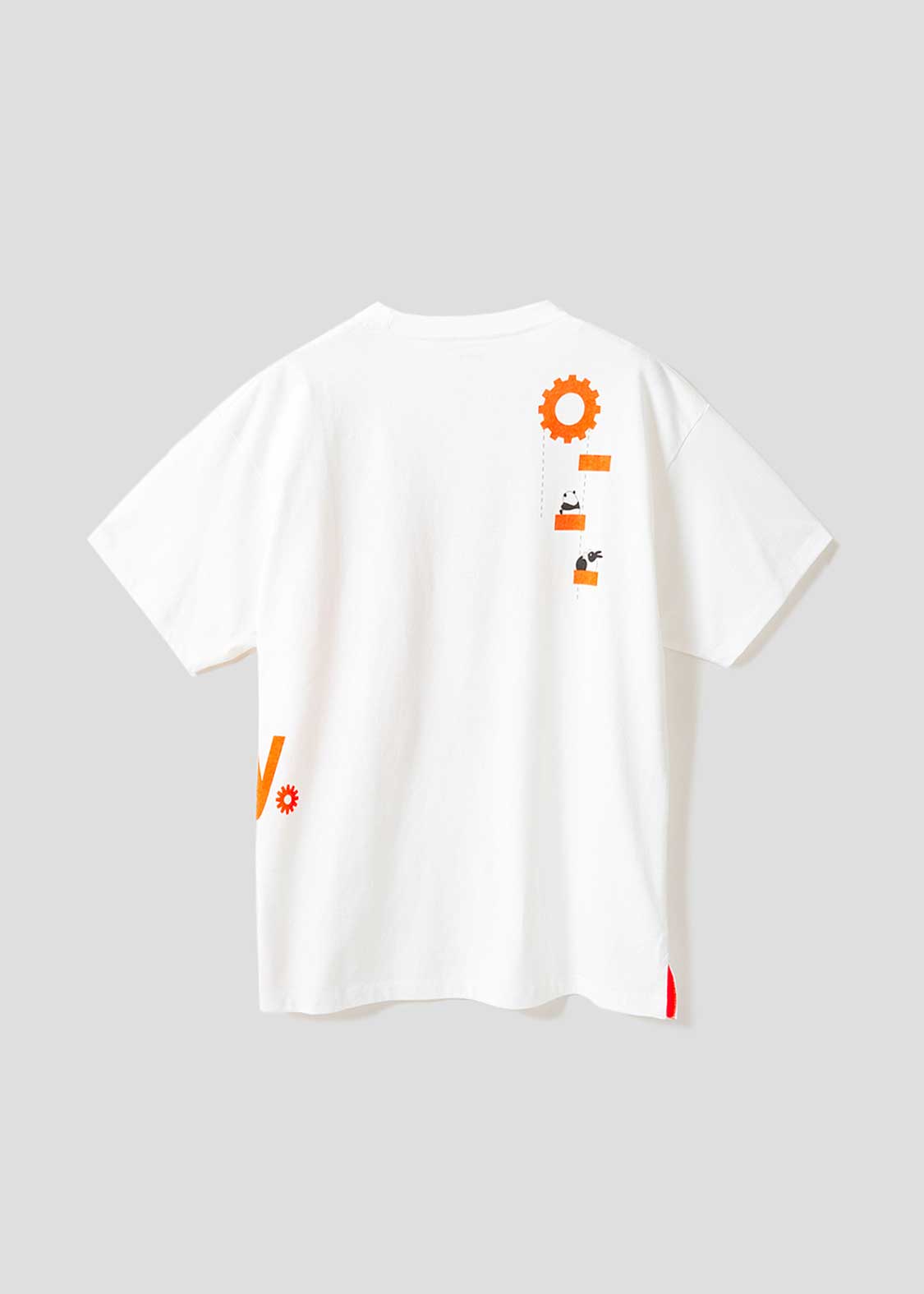 Big Silhouette Short Sleeve Tee (Rolling Pandas Factory)