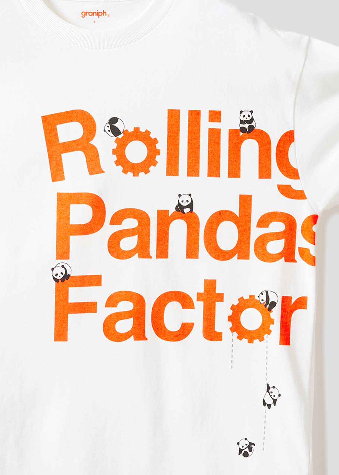 Big Silhouette Short Sleeve Tee (Rolling Pandas Factory)
