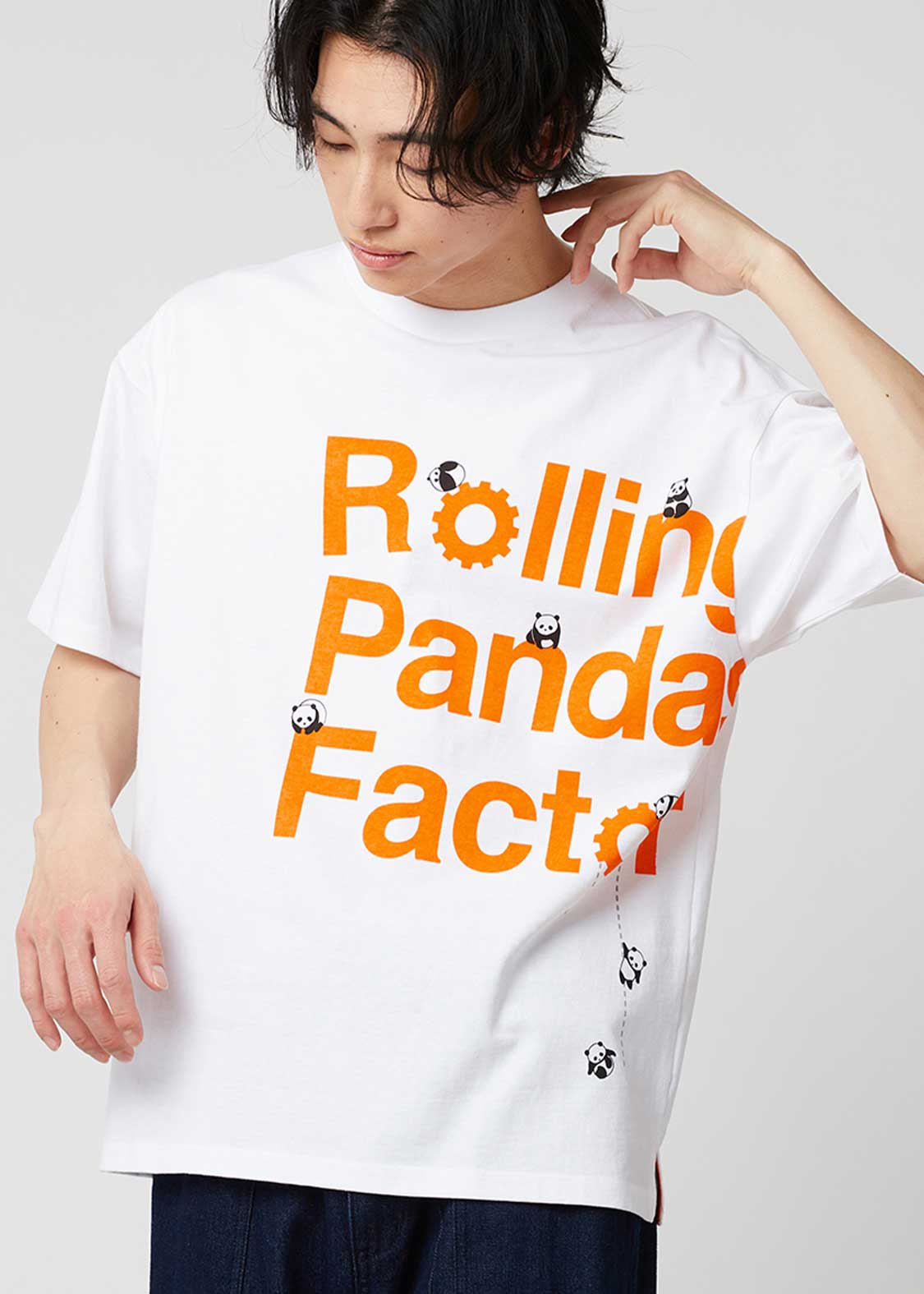 Big Silhouette Short Sleeve Tee (Rolling Pandas Factory)