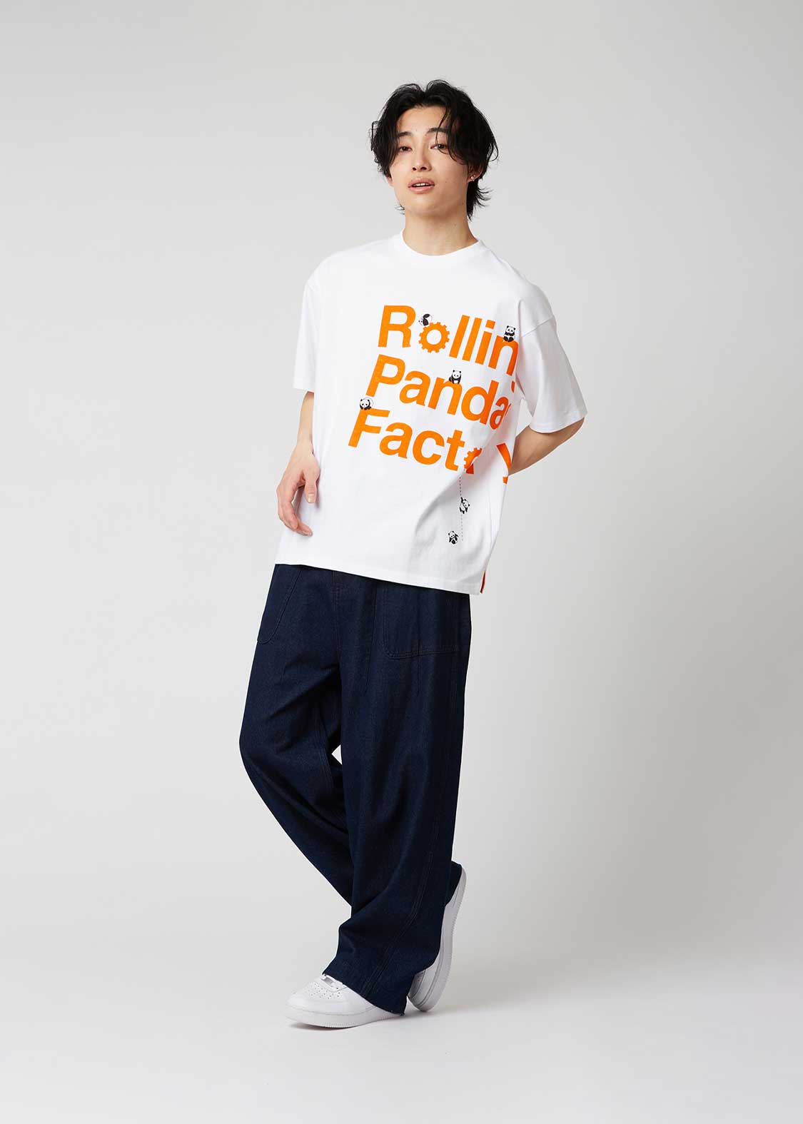 Big Silhouette Short Sleeve Tee (Rolling Pandas Factory)