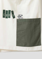 Side Pocket Big Silhouette Short Sleeve Tshirt  (School of Chop)