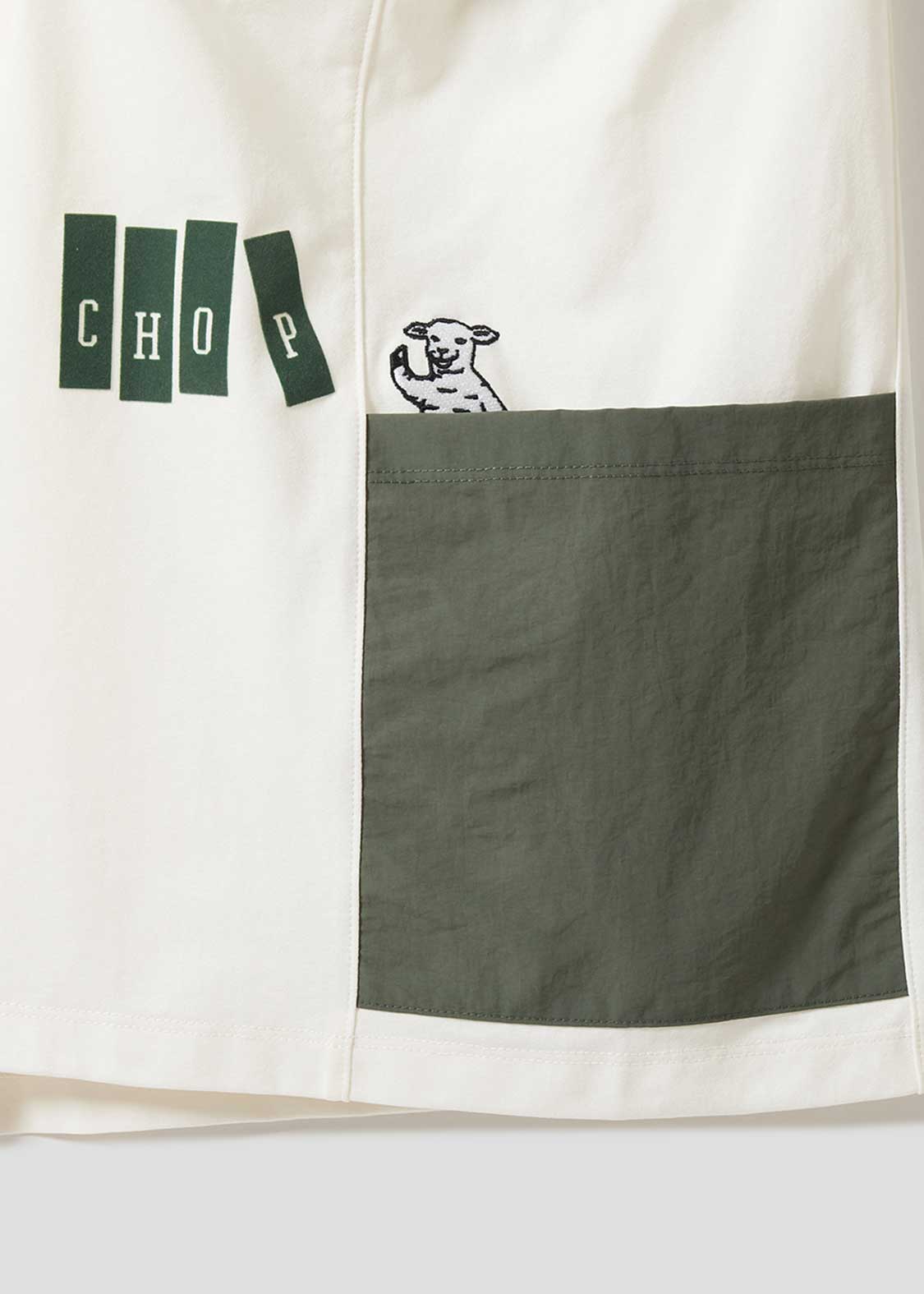 Side Pocket Big Silhouette Short Sleeve Tshirt  (School of Chop)