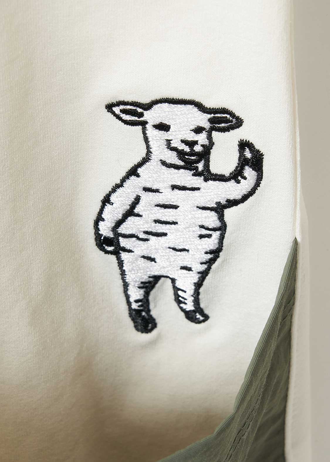 Side Pocket Big Silhouette Short Sleeve Tshirt  (School of Chop)