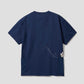 Side Pocket Big Silhouette Short Sleeve Tshirt  (Shimaenaga)