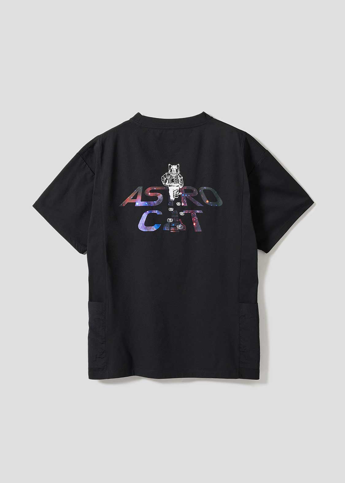 Side Pocket Big Silhouette Short Sleeve Tshirt  (ASTRO CAT)