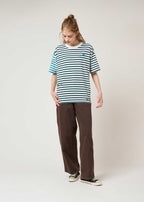 Double Face Stripe Tee (Tropical Animals)