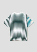 Double Face Stripe Tee (Tropical Animals)