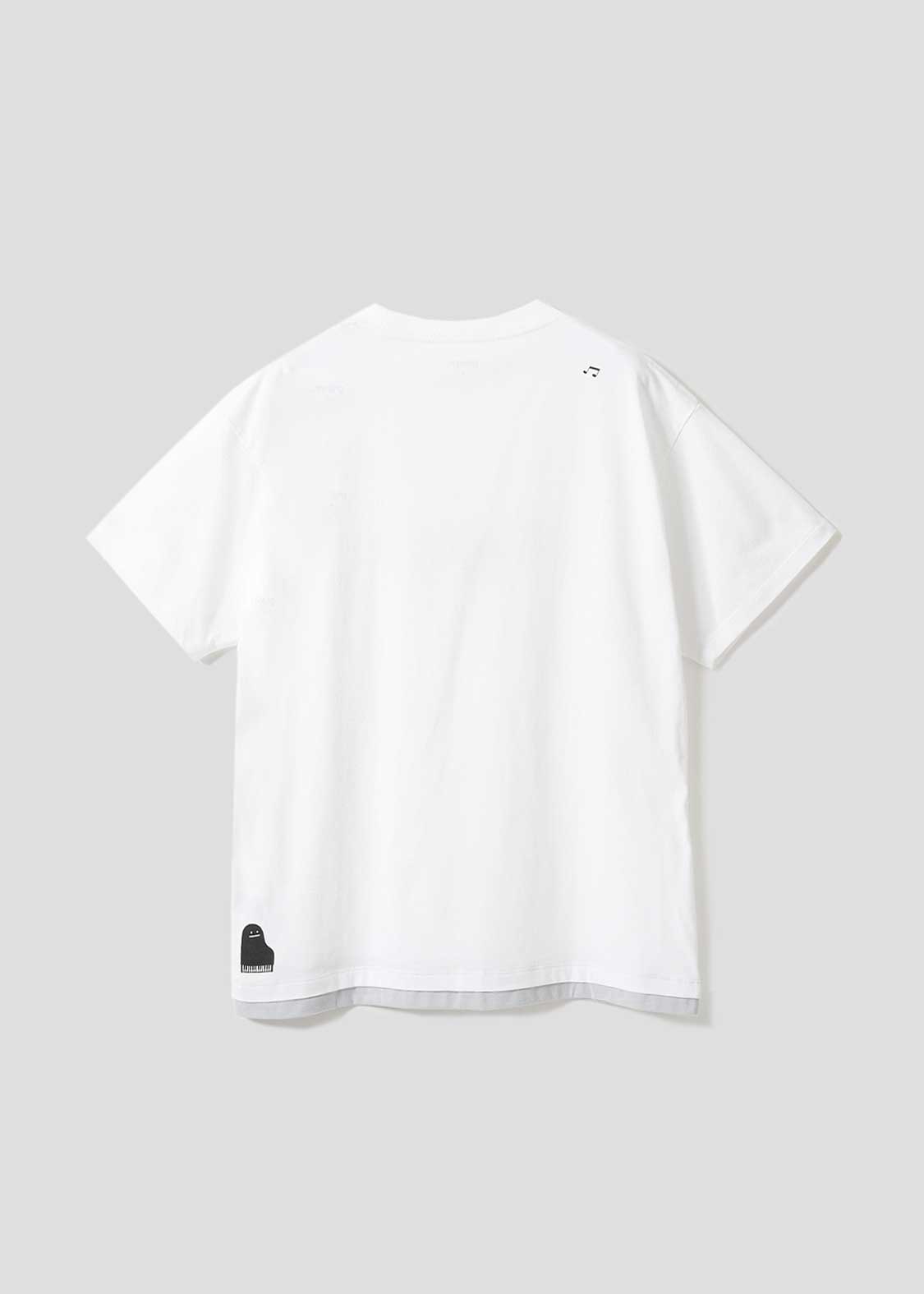 Layered Big Silhouette Short Sleeve Tshirt (Beautiful Shadow Orchestra)