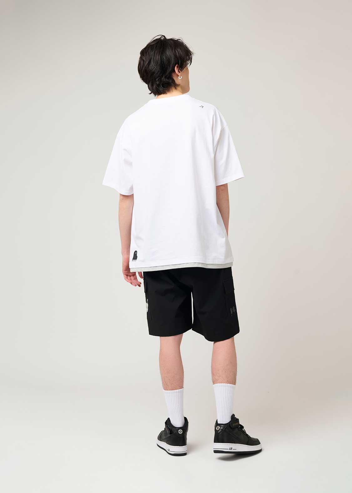 Layered Big Silhouette Short Sleeve Tshirt (Beautiful Shadow Orchestra)
