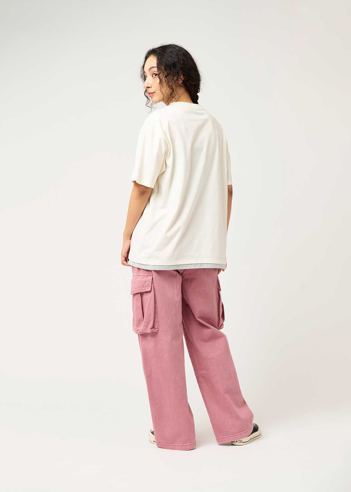 Layered Big Silhouette Short Sleeve Tshirt (Nemusugiru Inu)