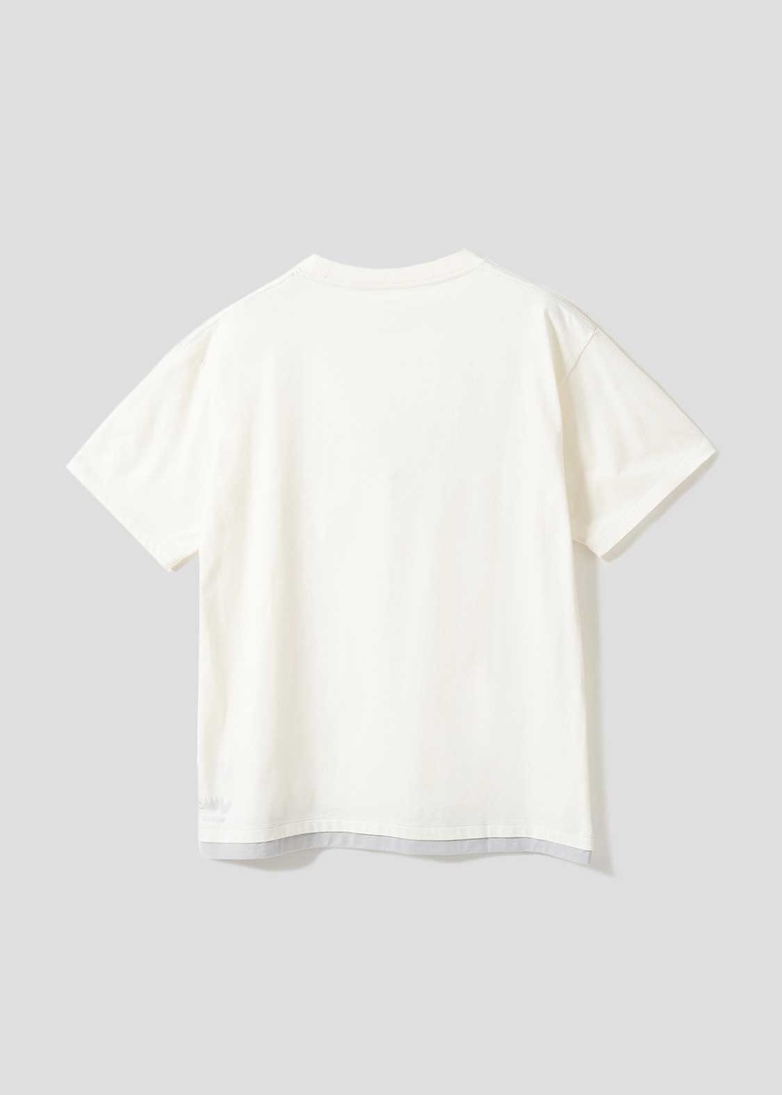 Layered Big Silhouette Short Sleeve Tshirt (Nemusugiru Inu)