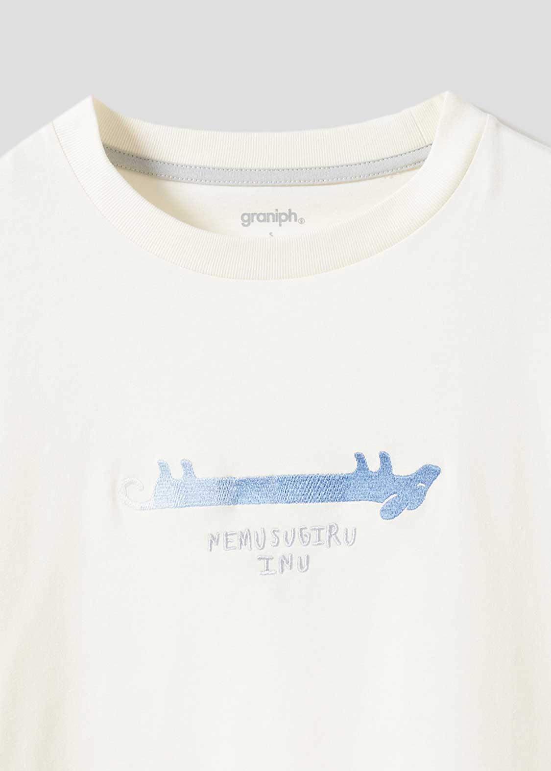 Layered Big Silhouette Short Sleeve Tshirt (Nemusugiru Inu)