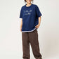 Layered Big Silhouette Short Sleeve Tshirt (Shimaenaga)