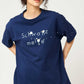 Layered Big Silhouette Short Sleeve Tshirt (Shimaenaga)