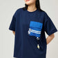 Big Pocket Big Silhouette Dry Short Sleeve Tshirt (Lamb Chop Marine)