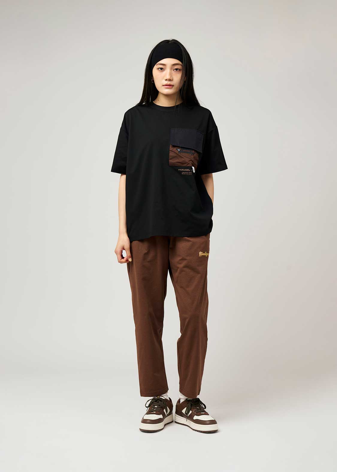 Big Pocket Big Silhouette Dry Short Sleeve Tshirt (Nagasugiru Inu Tomodachi from Another World)