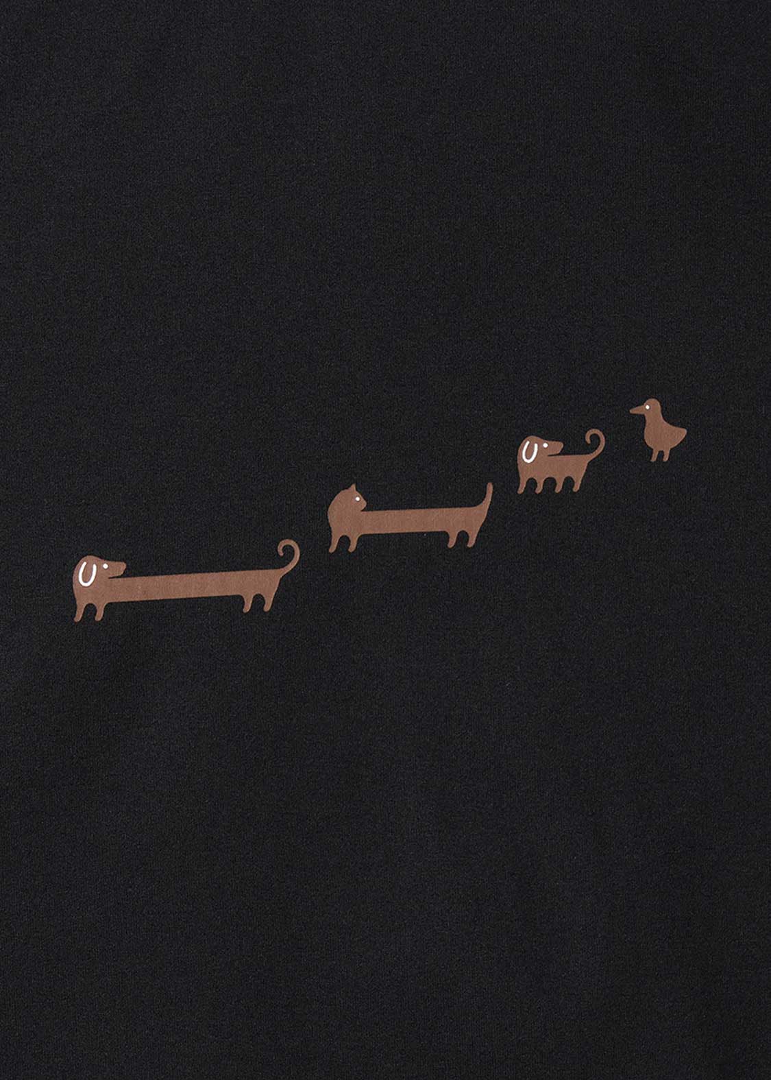 Big Pocket Big Silhouette Dry Short Sleeve Tshirt (Nagasugiru Inu Tomodachi from Another World)