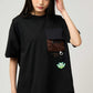 Big Pocket Big Silhouette Dry Short Sleeve Tshirt (Nagasugiru Inu Tomodachi from Another World)