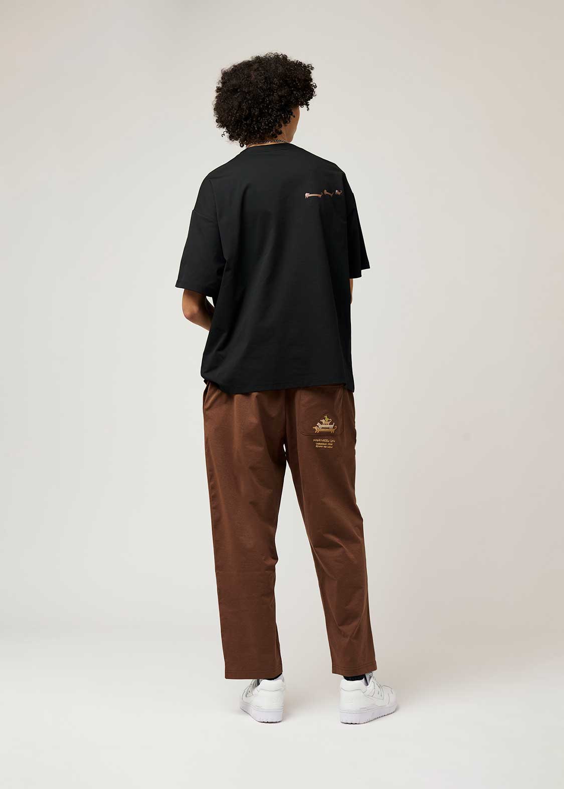 Big Pocket Big Silhouette Dry Short Sleeve Tshirt (Nagasugiru Inu Tomodachi from Another World)