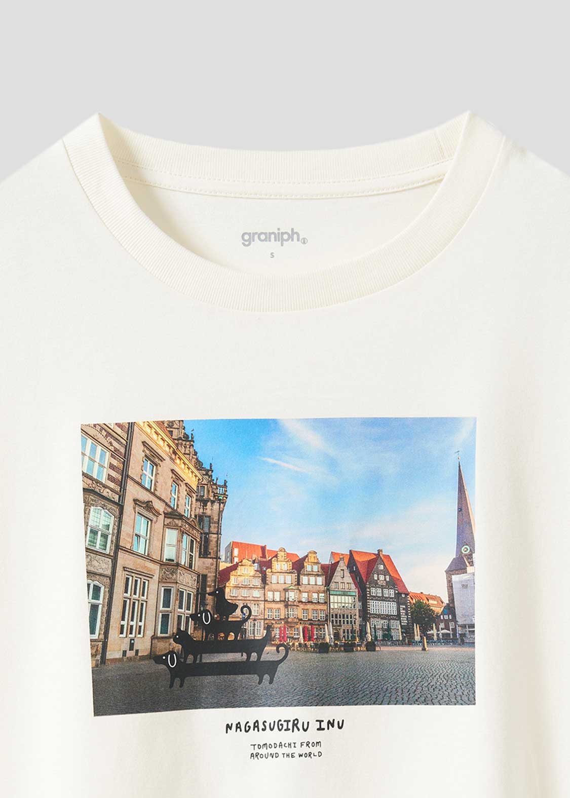 Side Gusset Short Sleeve Tee (Nagasugiru Inu Tomodachi from Another World)