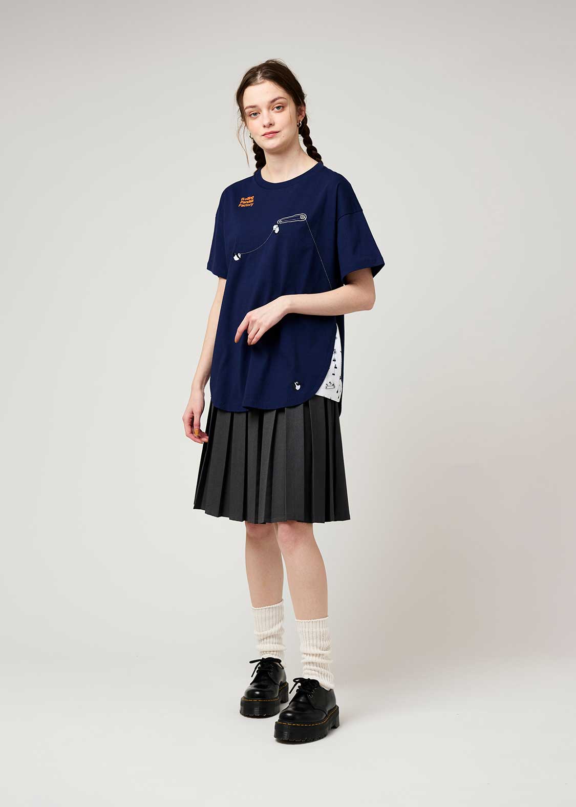 Side Gusset Short Sleeve Tee (Rolling Pandas Factory)