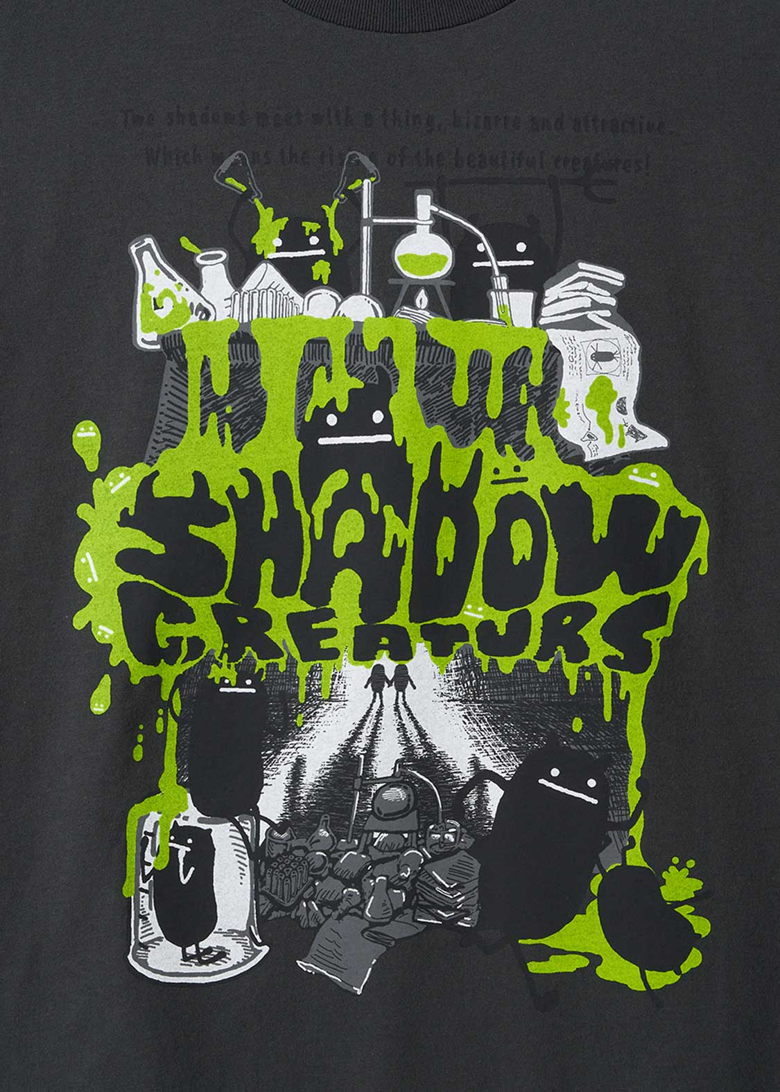 Beautiful Shadow Creature Poster | Big Silhouette Roll-up T-shirt