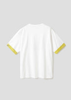 Nagasugiru Inu Tomodachi from Another World | Big Silhouette Roll-up T-shirt