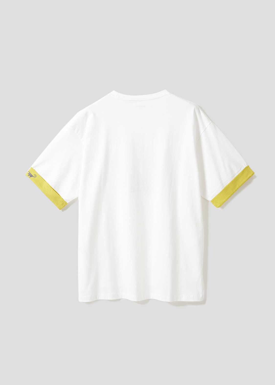 Nagasugiru Inu Tomodachi from Another World | Big Silhouette Roll-up T-shirt