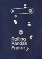 Rolling Pandas Factory | Big Silhouette Roll-up T-shirt