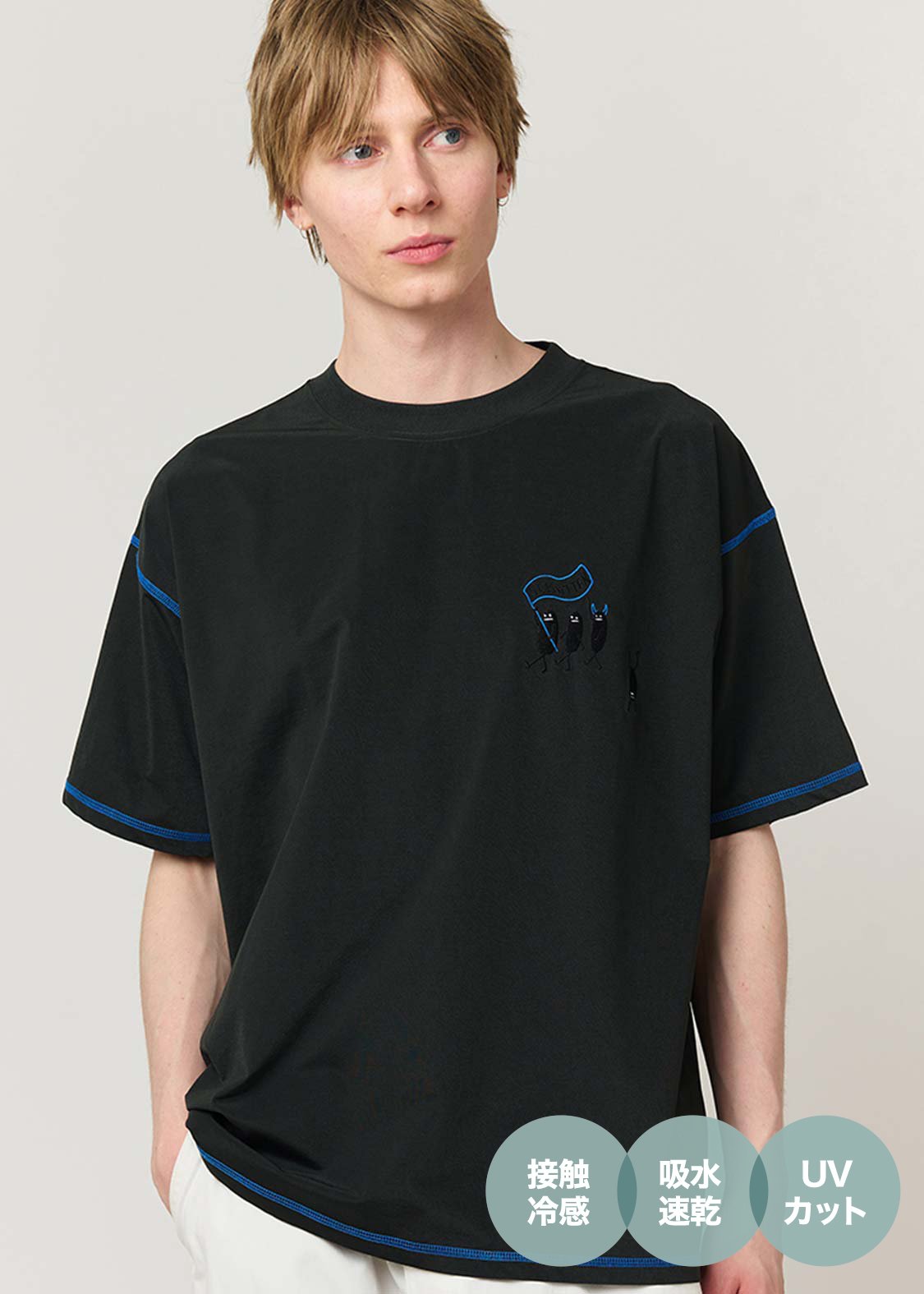 Multifunction Big Silhouette Short Sleeve Tee (Beautiful Shadow March)