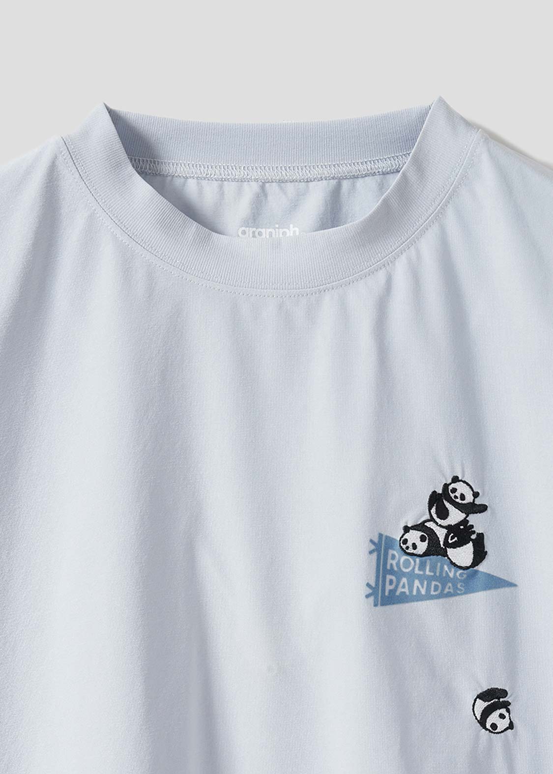 Multifunction Big Silhouette Short Sleeve Tee (Rolling Pandas Pennant)