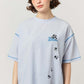 Multifunction Big Silhouette Short Sleeve Tee (Rolling Pandas Pennant)