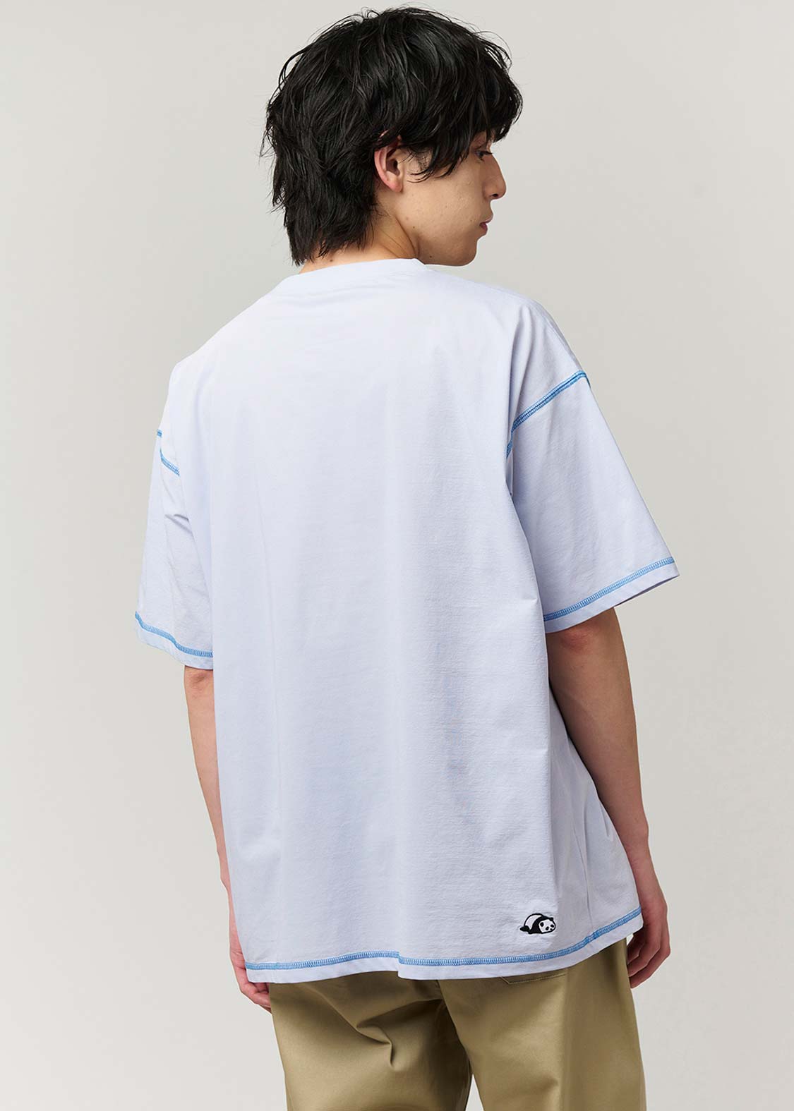 Multifunction Big Silhouette Short Sleeve Tee (Rolling Pandas Pennant)