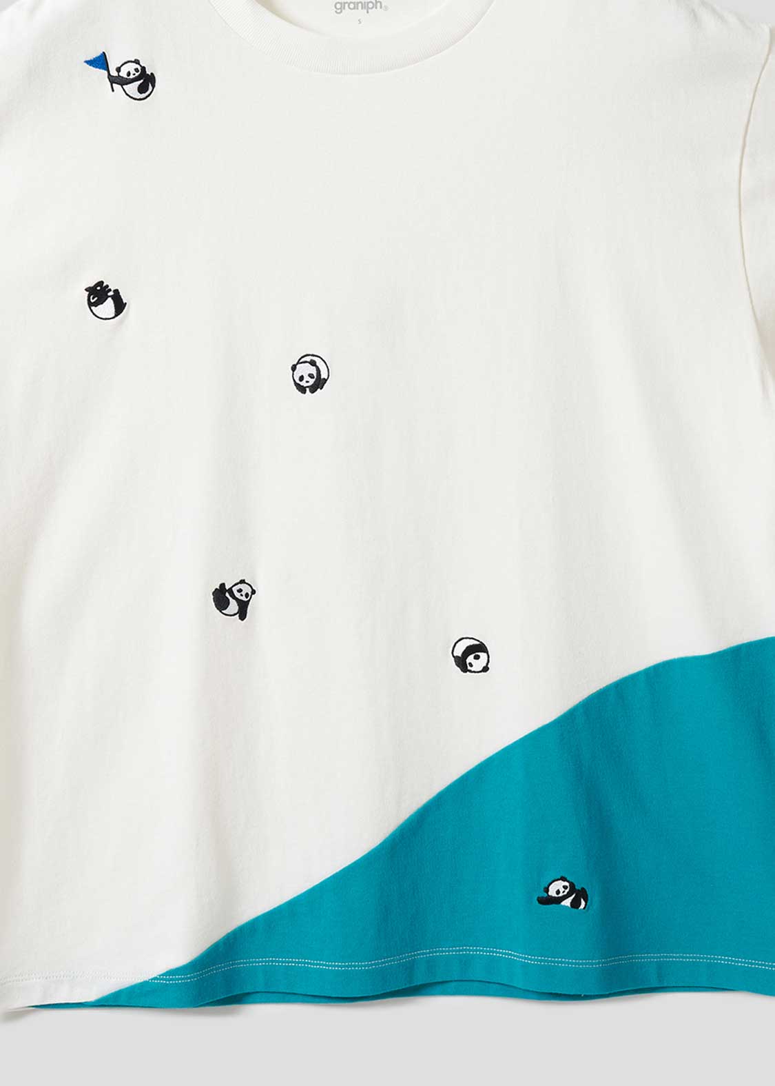 Rolling Pandas | Seaside Switching Big Silhouette T-Shirt