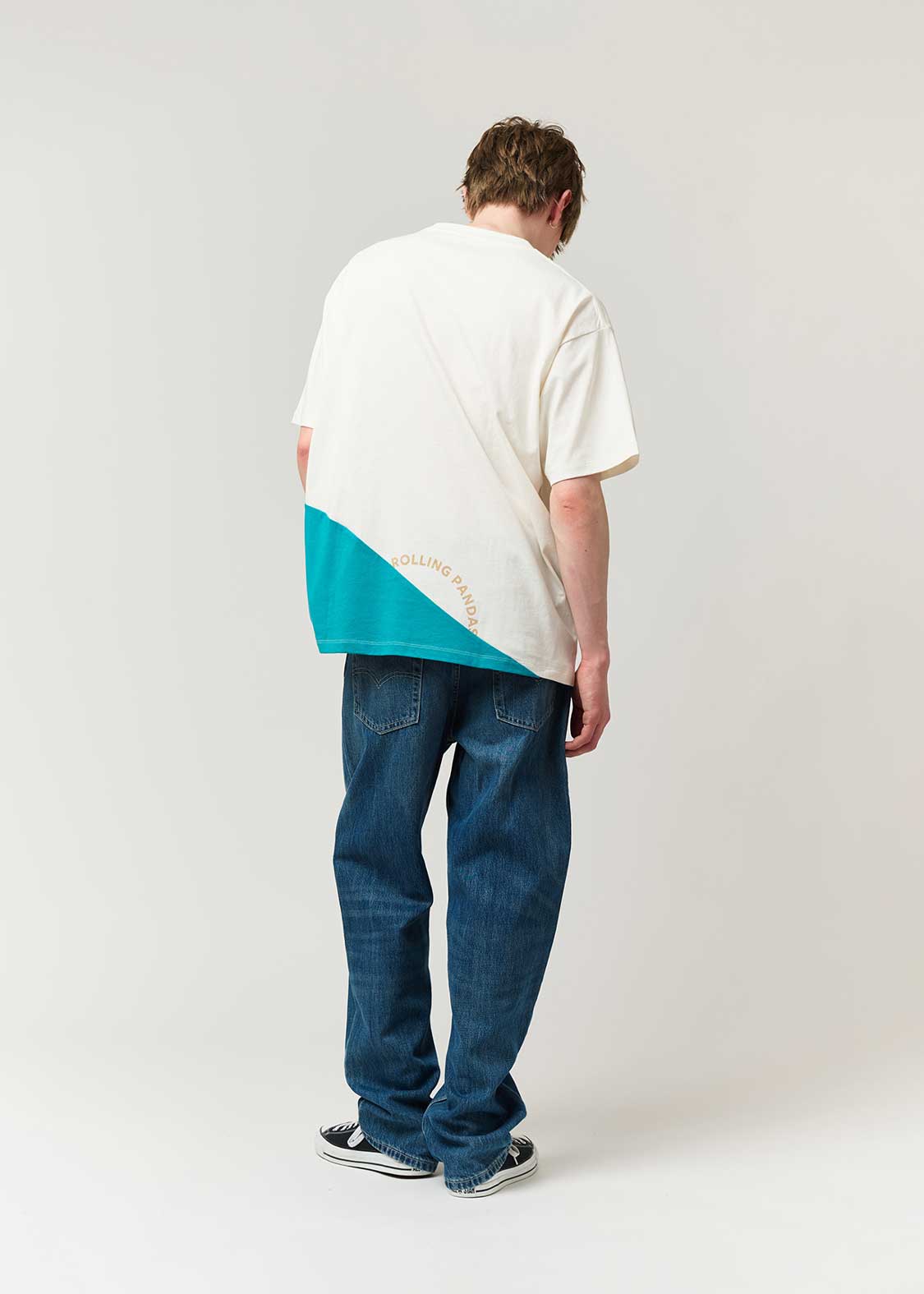 Rolling Pandas | Seaside Switching Big Silhouette T-Shirt