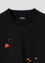 Sea Side Switching Big Silhouette Short Sleeve Tee (Mendaco and Sea Friends)