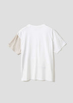 Nagasugiru Inuha Nagasugiru Nekoha | My Home Switching Big Silhouette T-Shirt