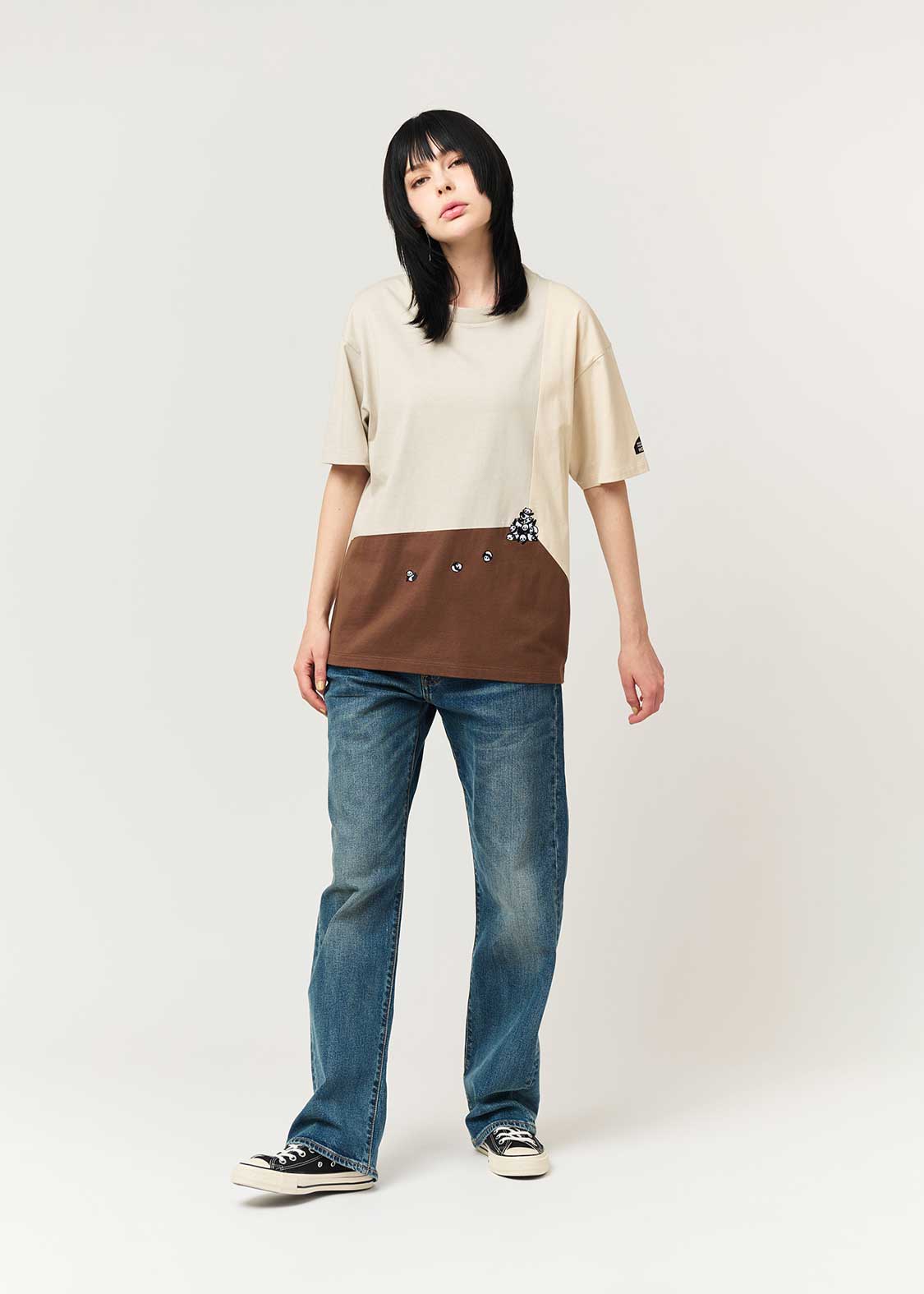 Rolling Pandas | My Home Switching Big Silhouette T-Shirt