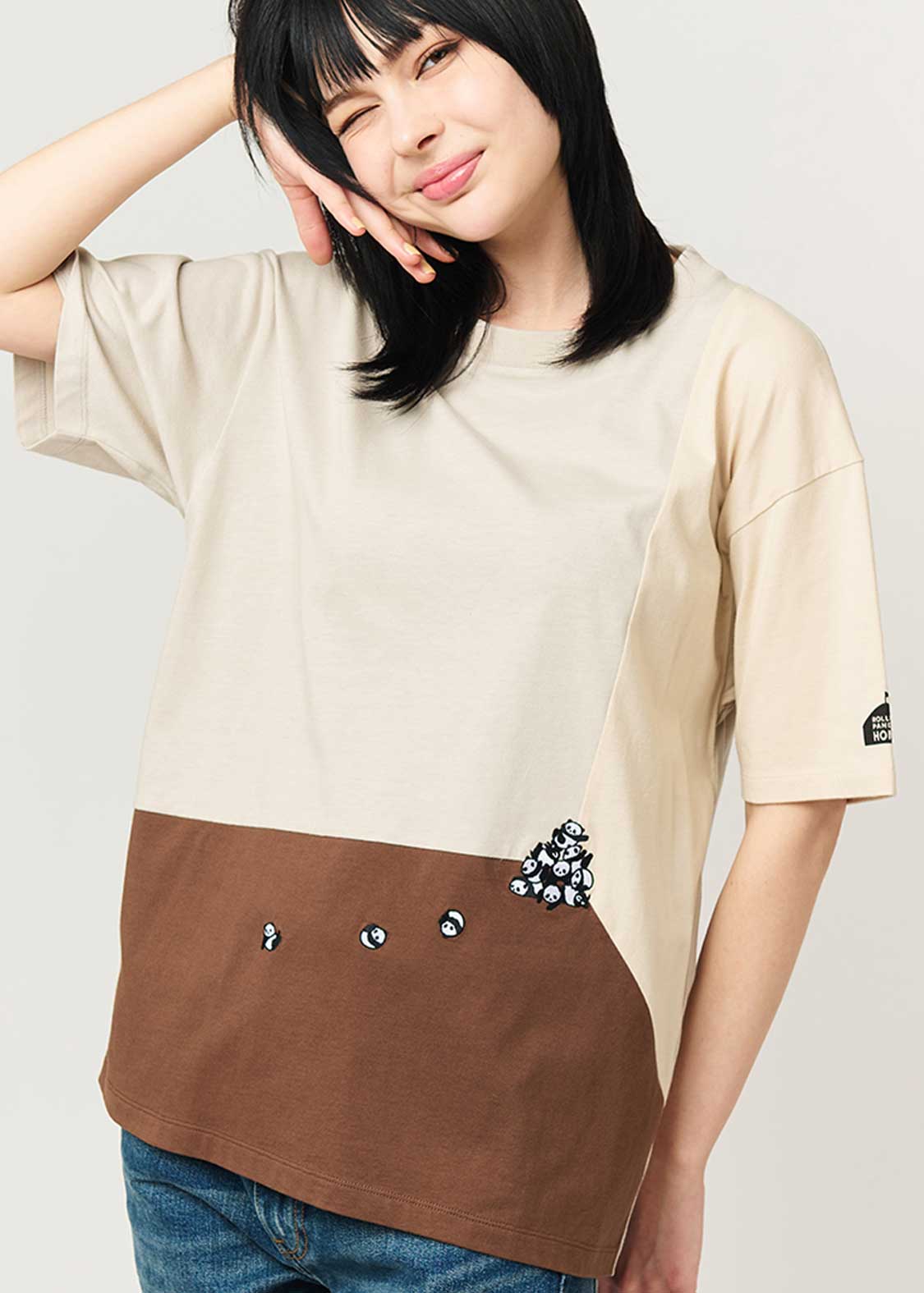 Rolling Pandas | My Home Switching Big Silhouette T-Shirt