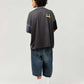 Super Wide Silhouette Doking Short Sleeve Tshirt (Beautiful Shadow March)