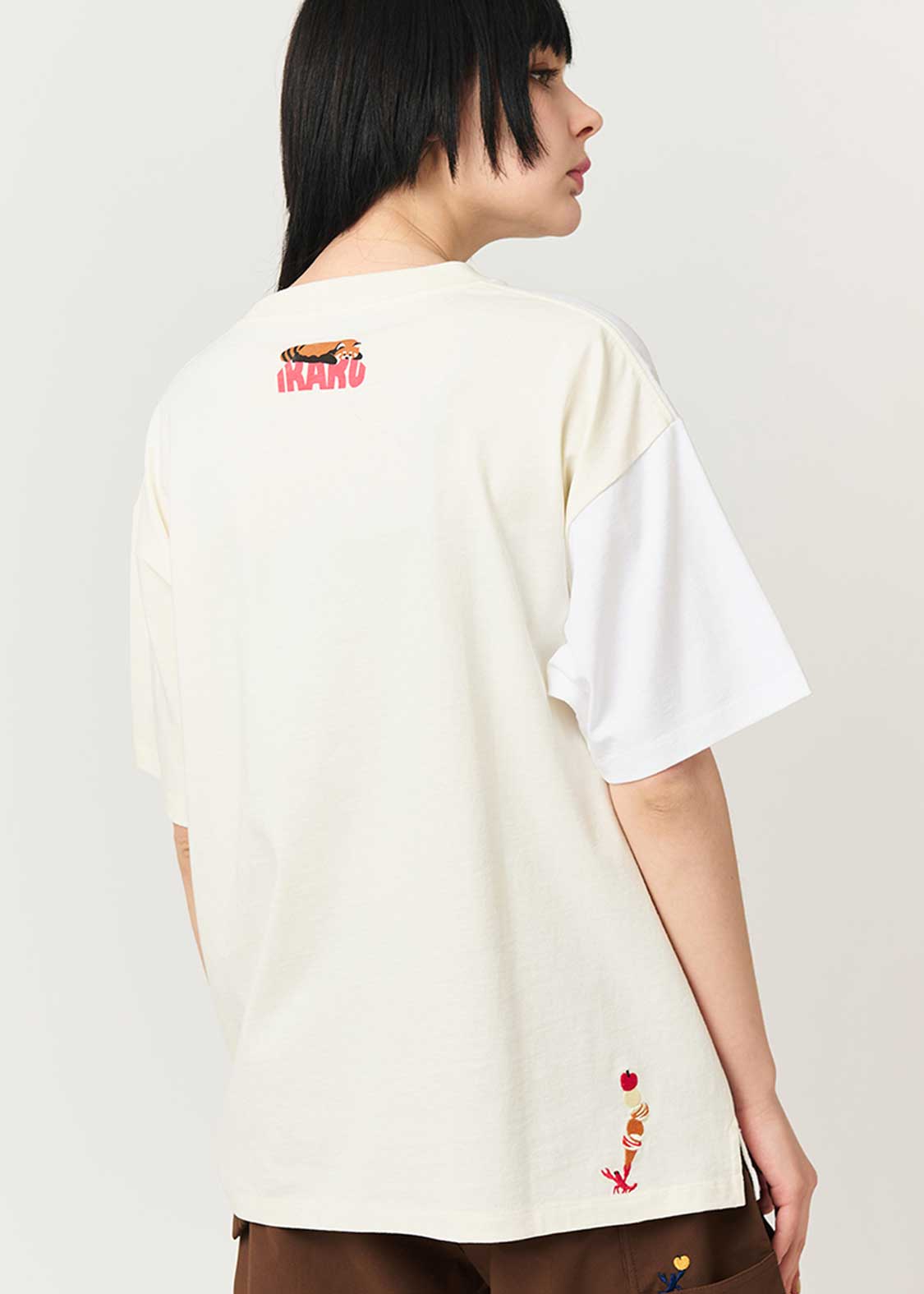 Ikaku Yummy Dance | Hello Switching Big Silhouette T-Shirt