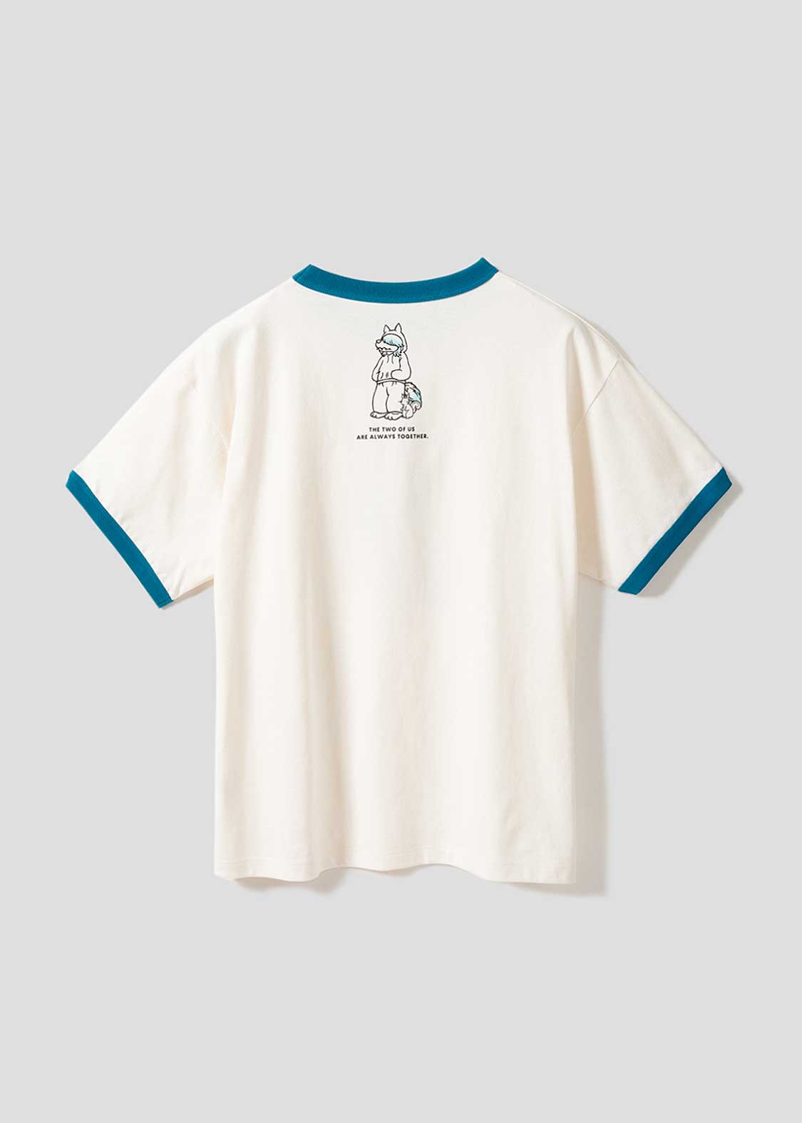 Shonen Wolf | Big Silhouette Trim T-Shirt