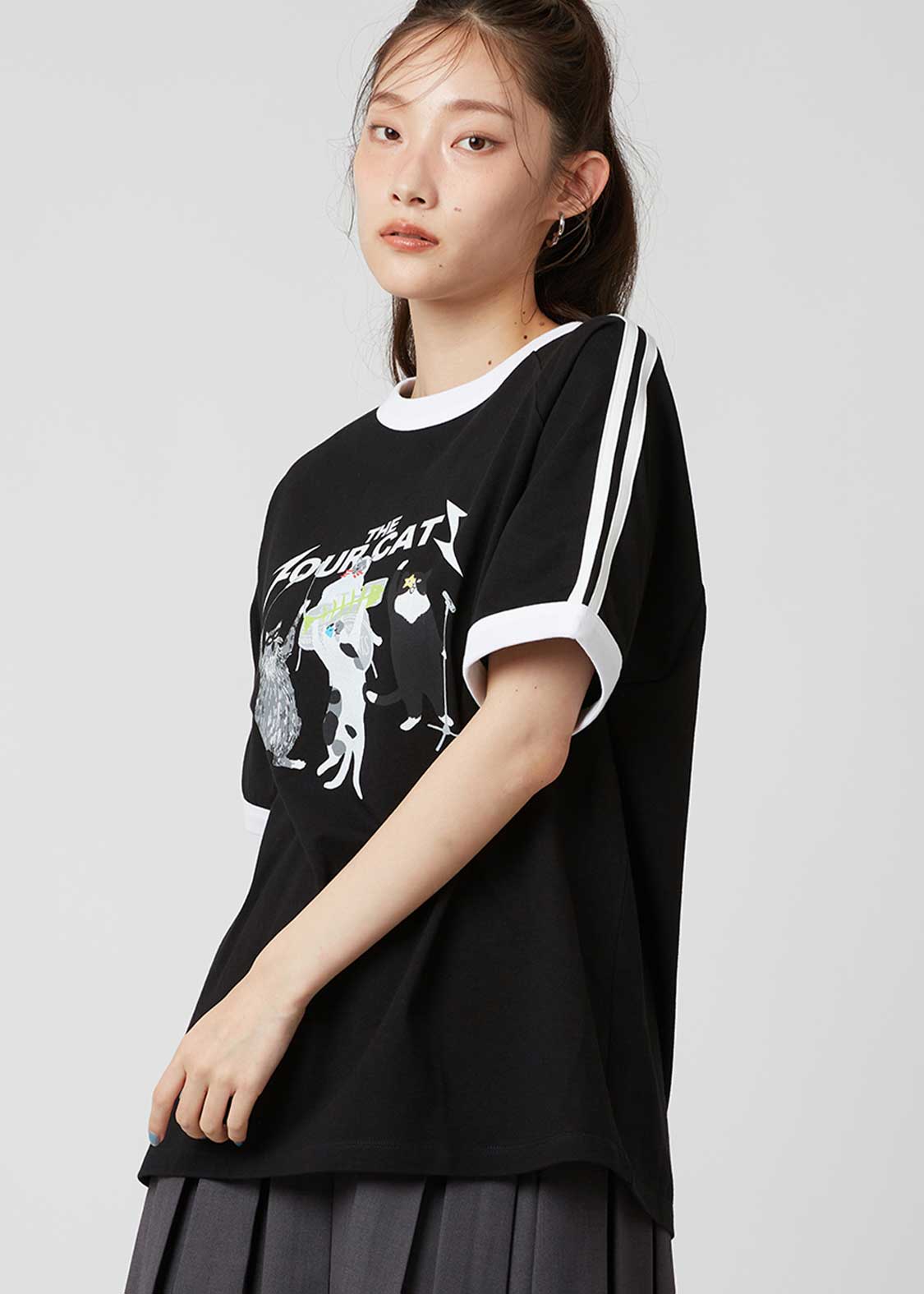 The Four Cats Band | Line T-Shirt