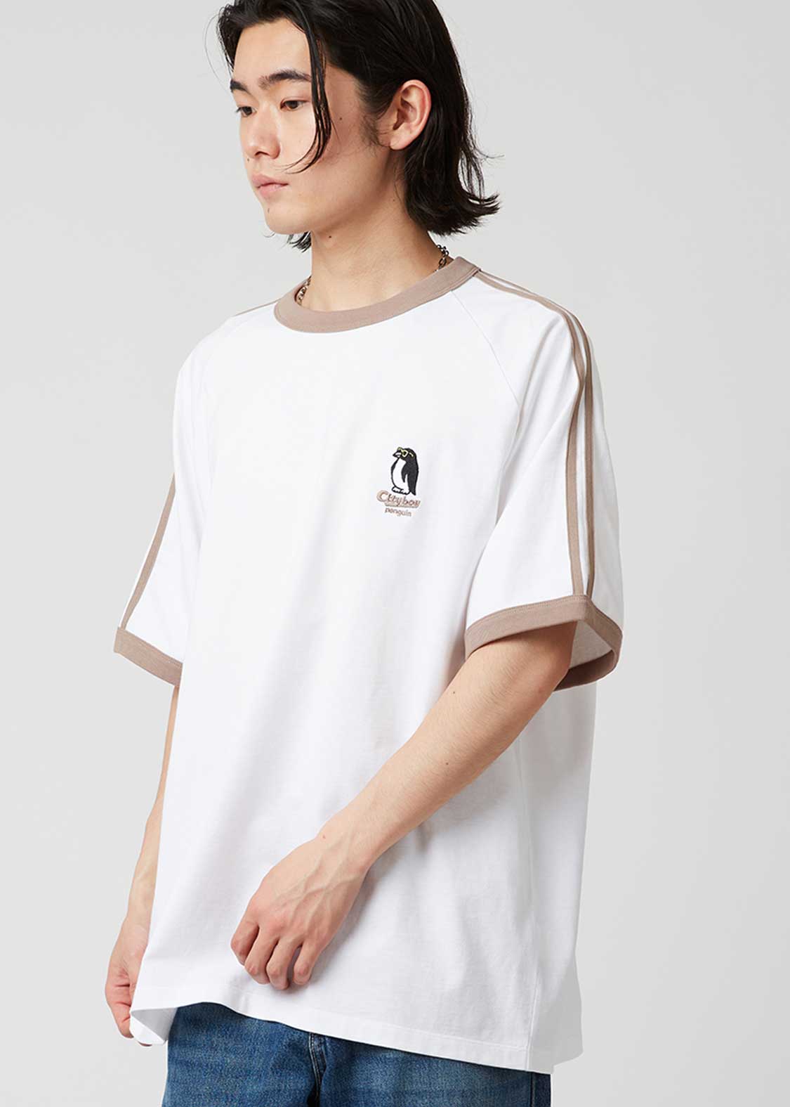 City Boy Penguin | Line T-Shirt