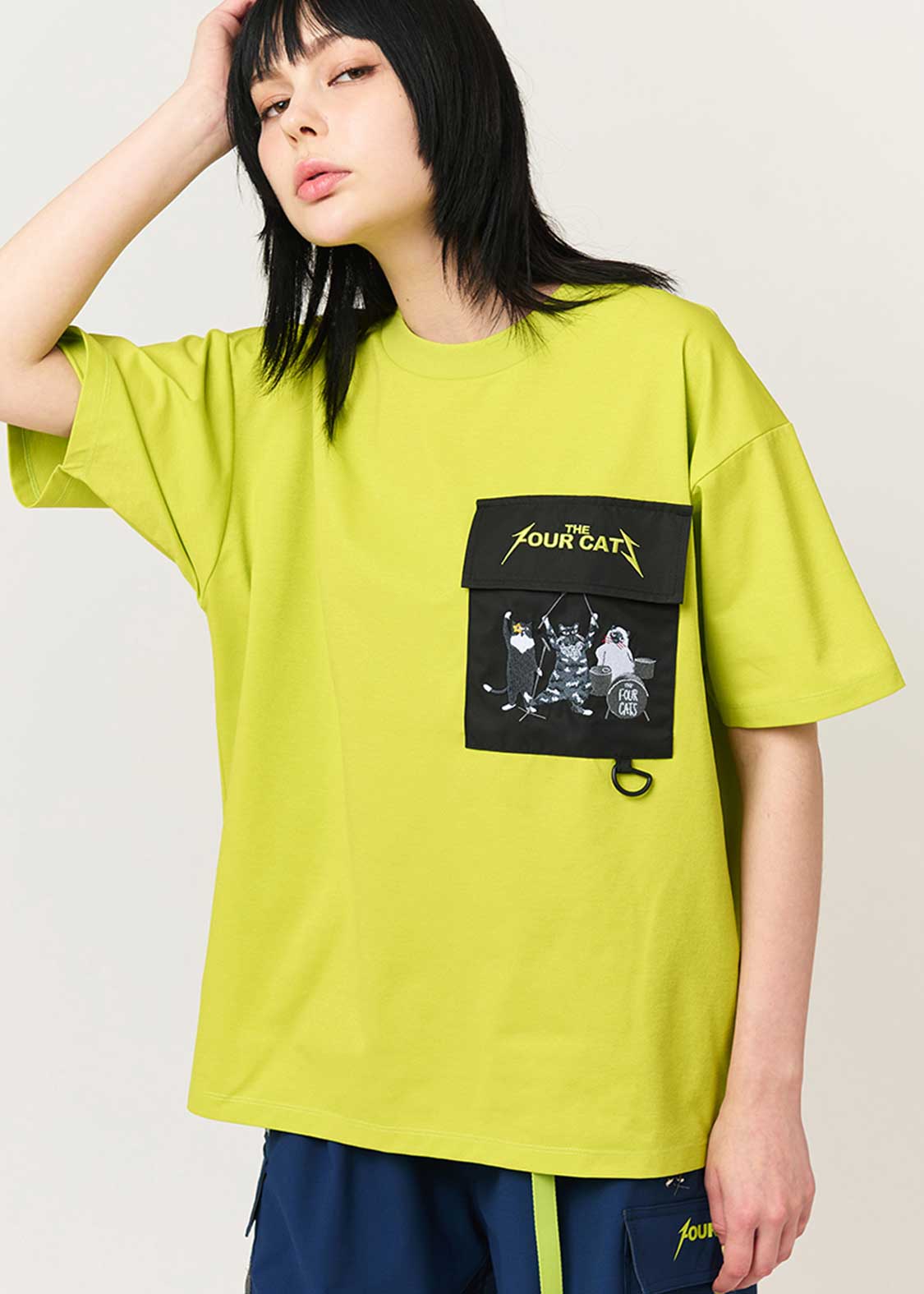 The Four Cats Band | Dry Big Silhouette T-Shirt