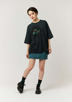 Shigeru Mizuki Big Silhouette Half Sleeve Tee (Shigeru Mizuki_Backbeard)