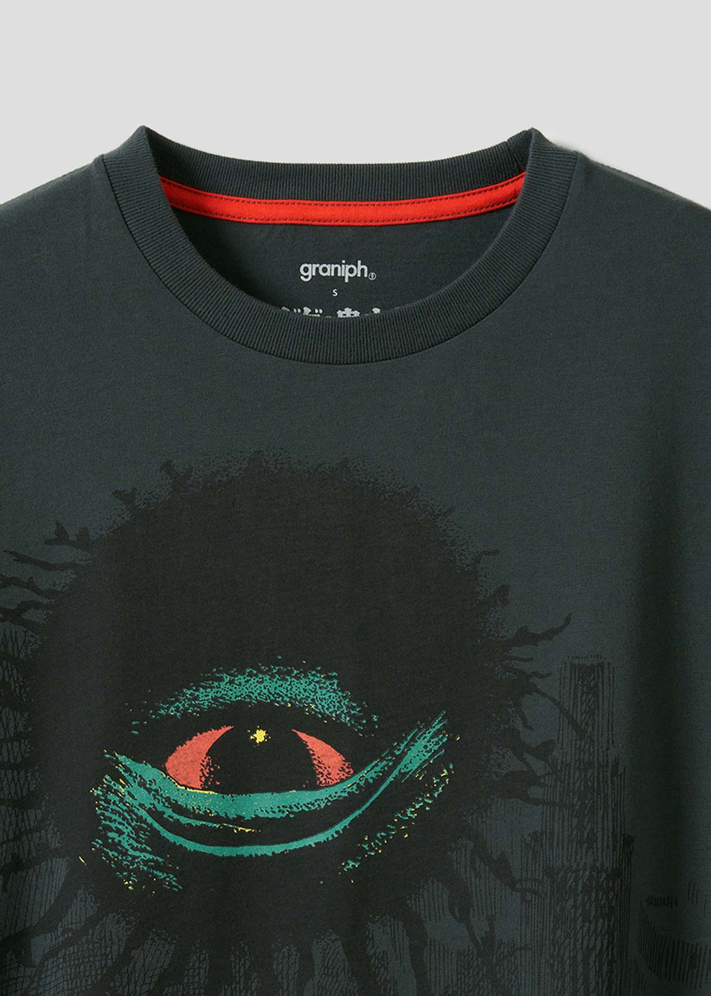 Shigeru Mizuki Big Silhouette Half Sleeve Tee (Shigeru Mizuki_Backbeard)