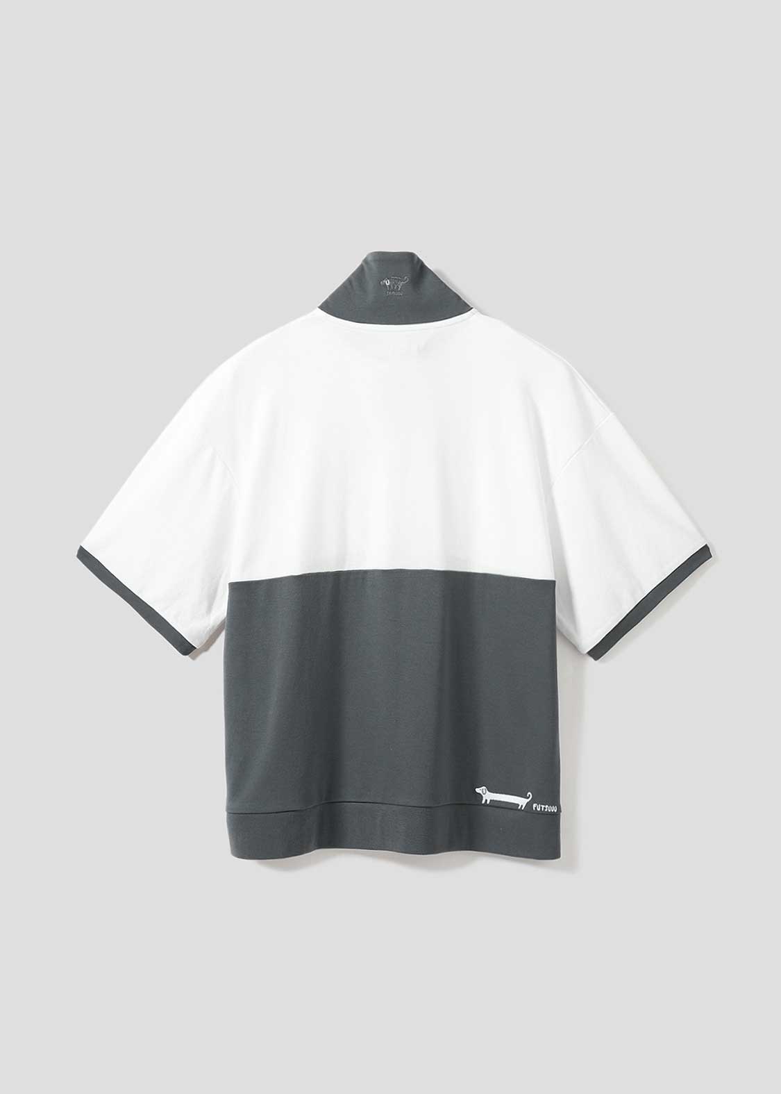 Hiesugiruinu (Nagasugiruinu) | Half-Zip Big Silhouette T-Shirt