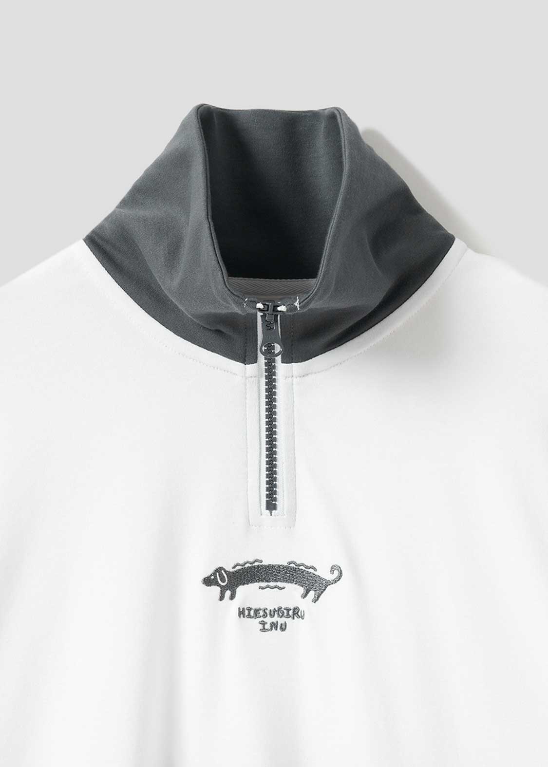 Hiesugiruinu (Nagasugiruinu) | Half-Zip Big Silhouette T-Shirt